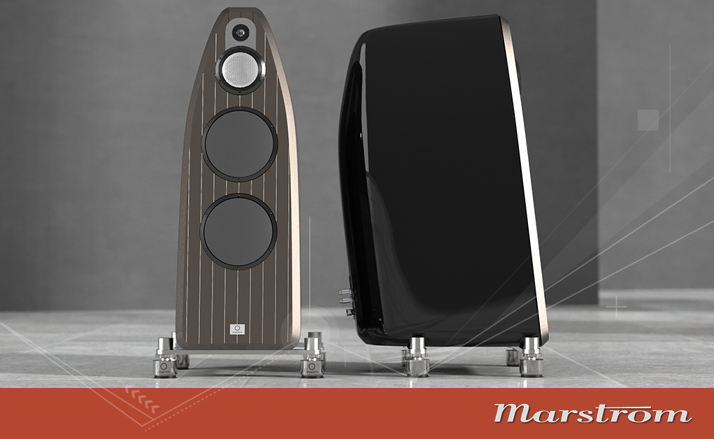 Marten carbon loudspeaker cabinets by Marstrom Composites